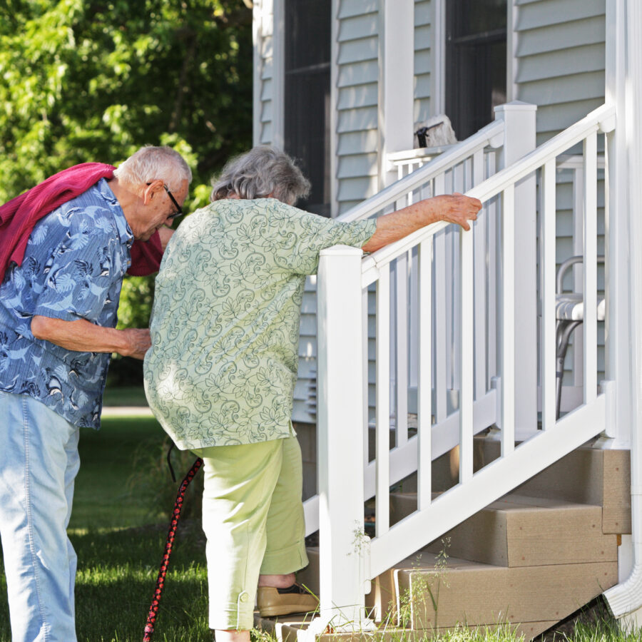 Aging in place can save costs on senior care. However, the level of care needed will determine whether a senior should stay in their family home or age in place at a senior living community.