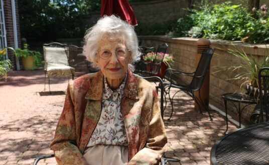 Peg Sharp, resident of Bethesda Gardens, has been exploring the world since she was a child, and she continues this mentality in her retirement.