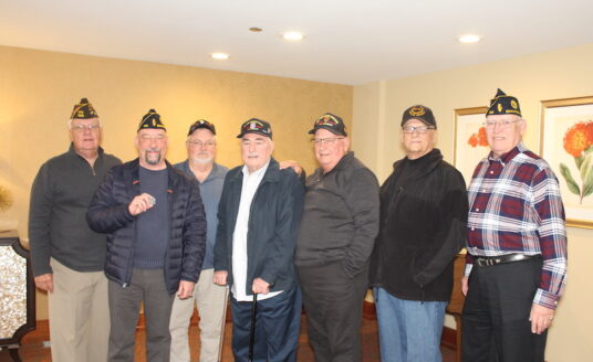 Bethesda Barclay House had a ceremony to welcome home Vietnam veterans