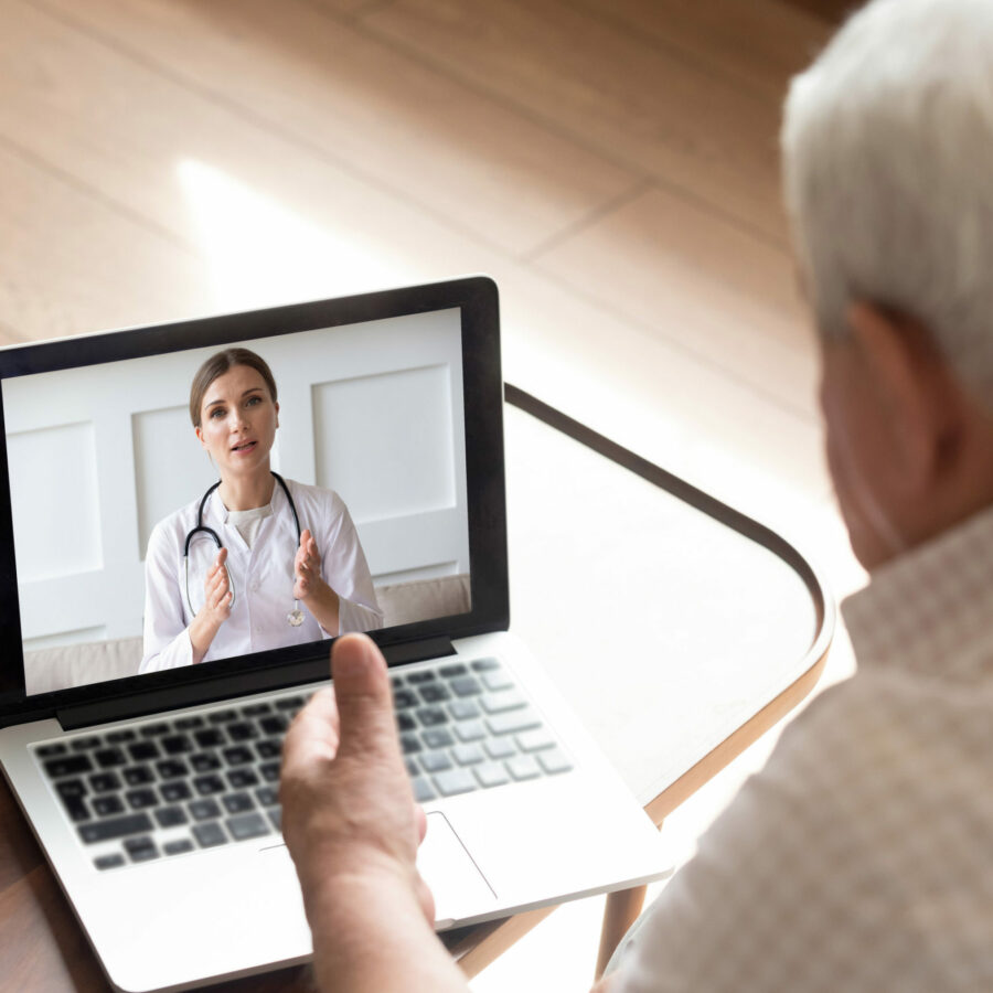 Telemedicine appointments allow seniors to keep connected with their doctors even during a pandemic