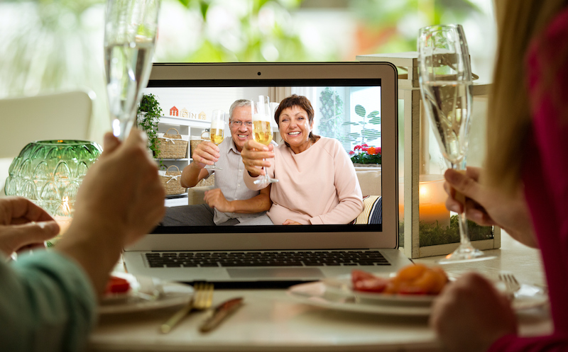 Celebrate the holidays with a virtual event with your loved ones.