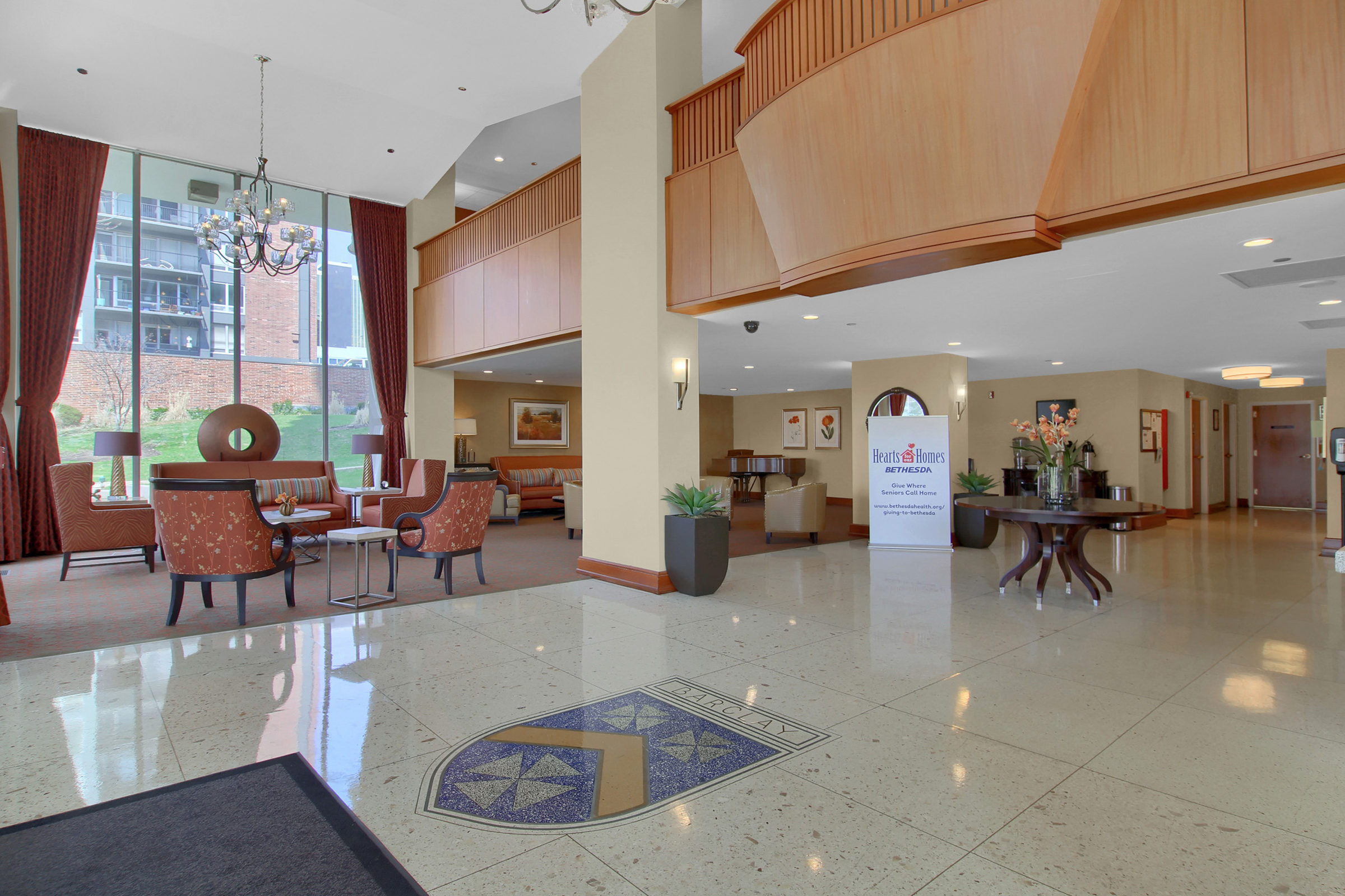 Barclay House reception area