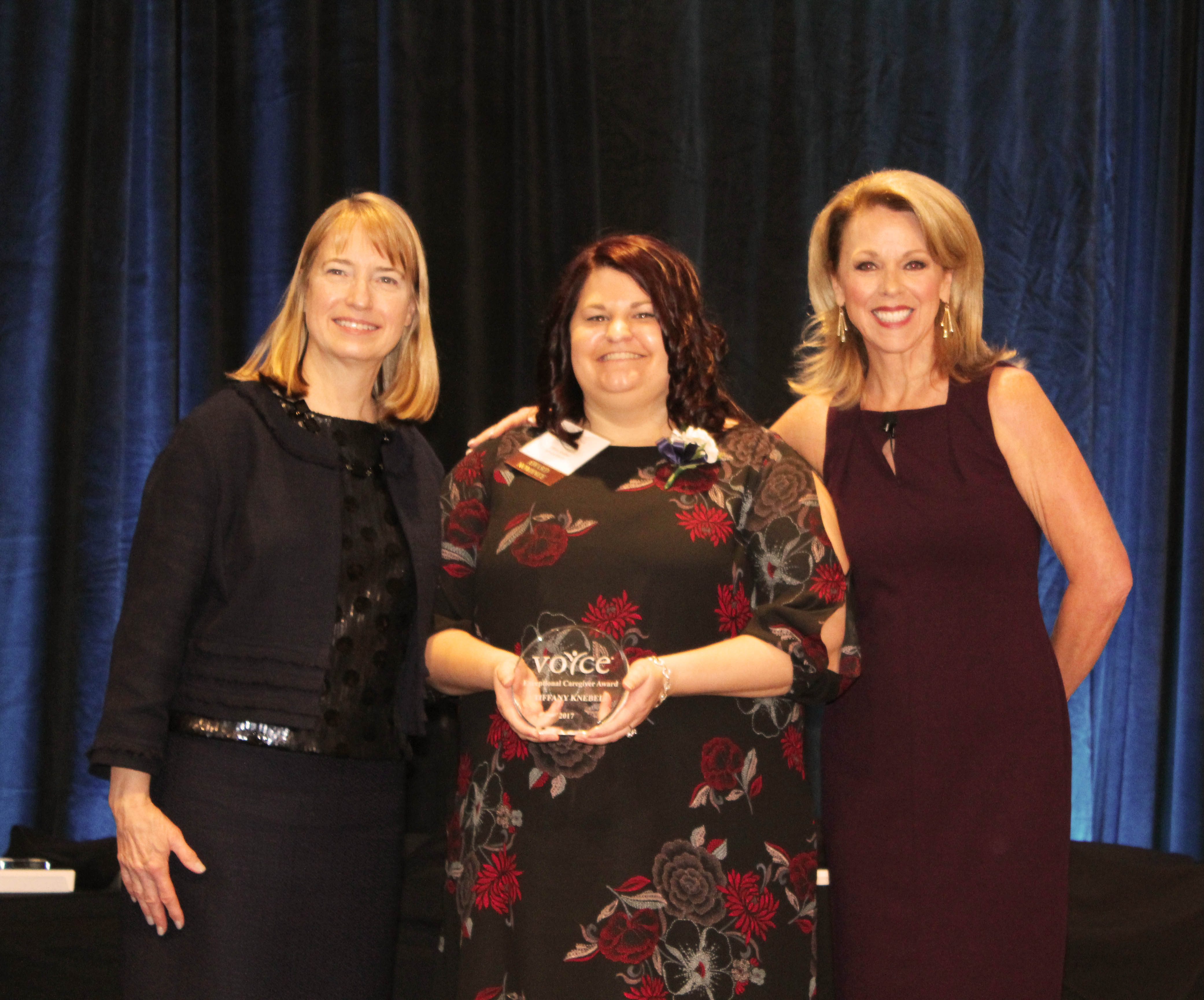 Tiffany Knebel, winner of the 2017 VOYCE Caregiver Awards