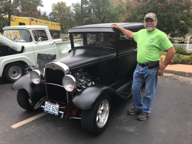 Roger Francis brings his Model T Ford to the Annual Fall Festival at Bethesda Meadow.