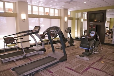 Bethesda Orchard gym with treadmills