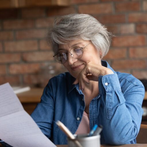 Woman Reading Letter | Pen Pals for Seniors