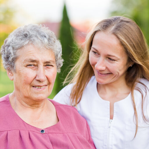 Senior mother and daughter | Navigating caregiver guilt
