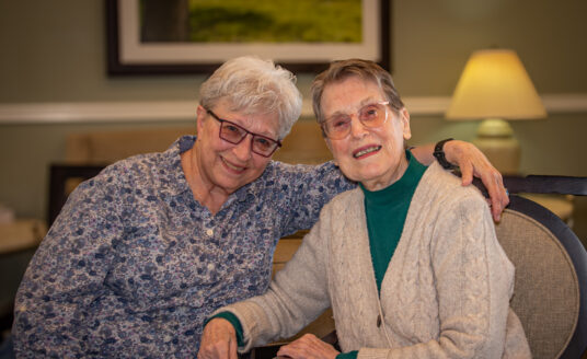 Sandy and Sally at Bethesda Orchard