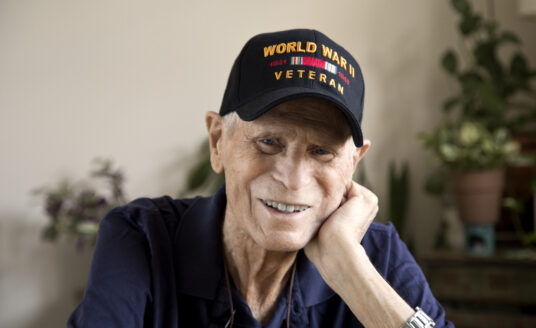 One among many senior veterans observing Memorial Day