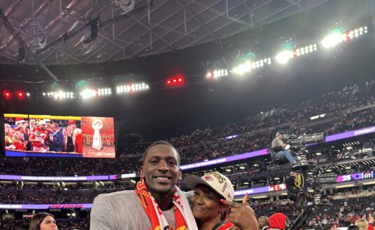 Terry and Tershawn Wharton - Bethesda's biggest Kansas City Chiefs fan