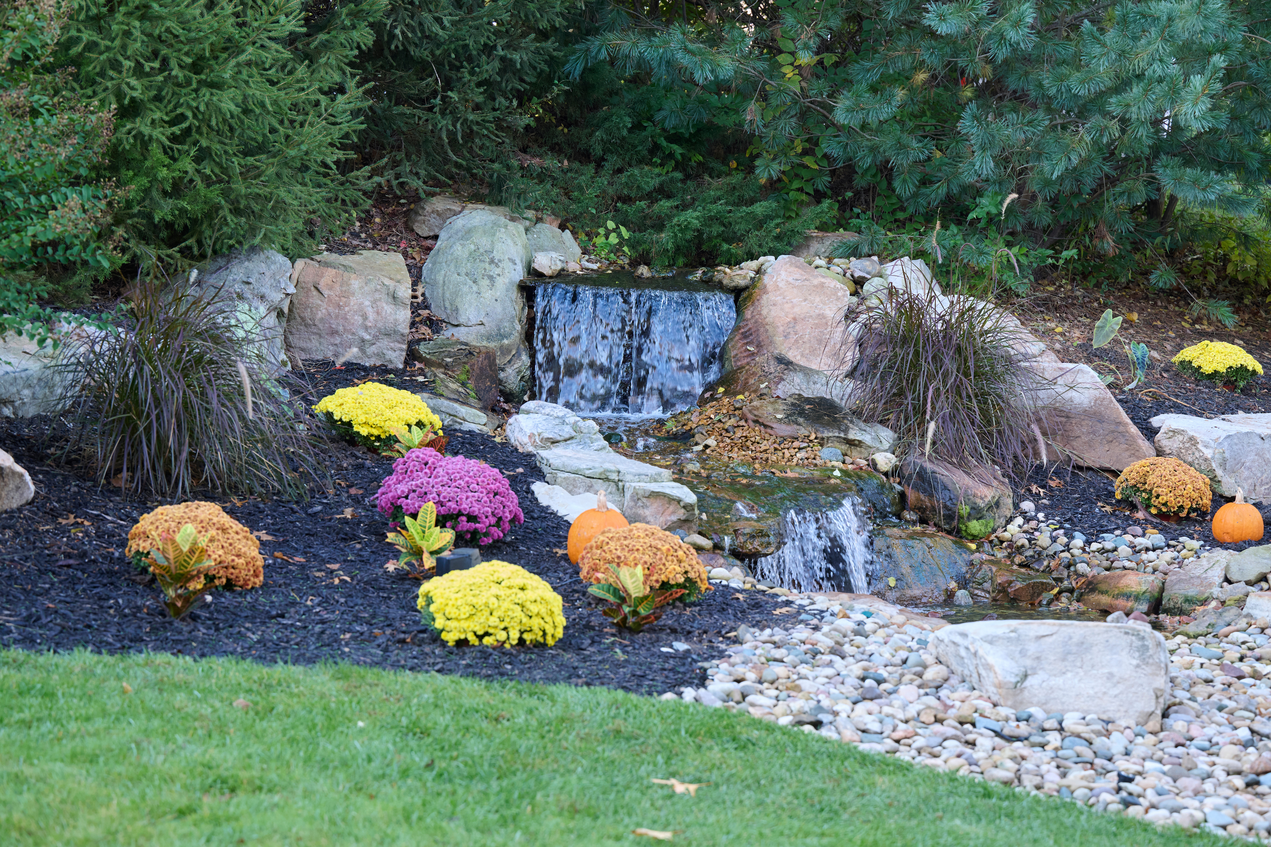 Bethesda Terrace landscaping and waterfall